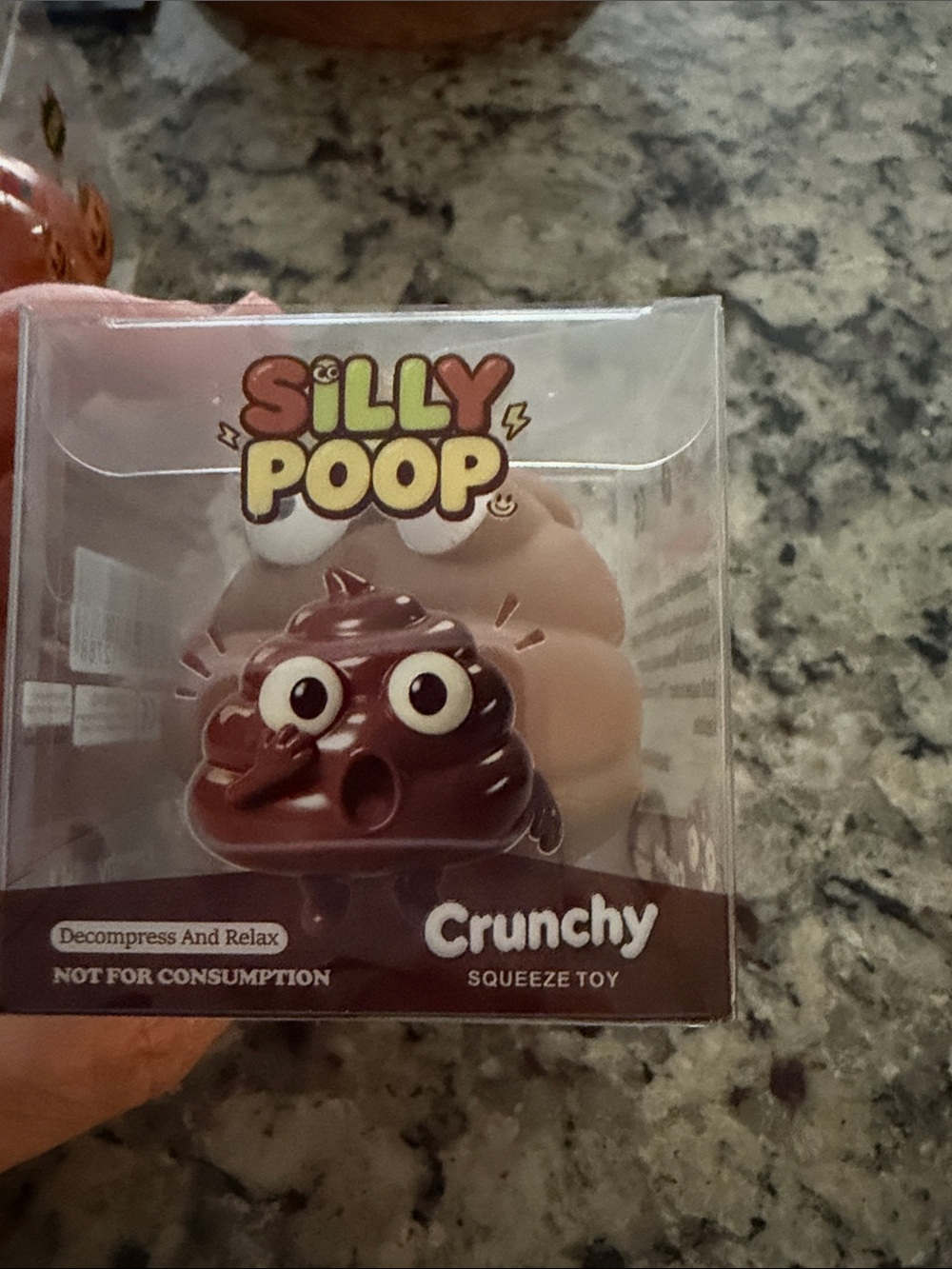 Crunchy Squeeze Toy - silly poop